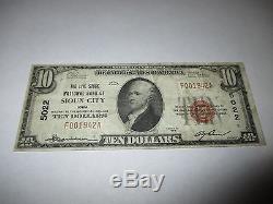 1029 $ 1929 Sioux City Iowa Ia Banque De Billets De Banque Nationale Bill! Ch. # 5022 Vf