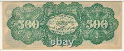1873 500 $ First National Bank Gem City College Quincy Illinois Devise Pmg 63 Q