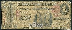 1875 $ 1 La Banque Nationale Taunton Taunton, Ma Monnaie Nationale Ch # 957 Rare