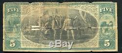 1875 5 $ Banque Nationale Du Kentucky, Ashland, Monnaie Nationale, Ch. # 2010