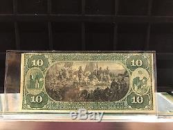 1875-banque Nationale De Cattlesburg $ 10 Devise Nationale