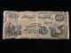 1882 10 $ Dix Dollars Dayton Oh Banque Nationale Valeur Note De Retour Devise (ch. 2604)