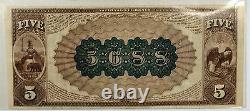 1882 5 $ Banque Nationale Monnaie Western San Francisco Californie Ch # 5688- Ww