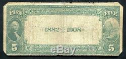 1882 5 $ Db La 1ère Banque Nationale D'abingdon, Va Monnaie Nationale Ch. # 5150