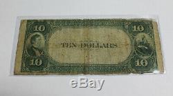 1882 Us $ 10 Monnaie Nationale Vieille Ville Banque De Baltimore Bank Note Ch. # 5984