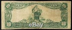 1902 10,00 $ Monnaie Nationale, Ciment National Bank, Siegfried À Nothampton, Pa