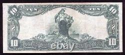 1902 $10 American National Bank Of Newark, Nj Monnaie Nationale Ch. N° 9605
