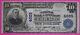1902 10 $ Banque Nationale De La République De Chicago Billet De Banque National En Papier-monnaie 09