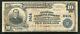 1902 10 $ Boston National Bank Of South Boston, Va Monnaie Nationale Ch. #8414