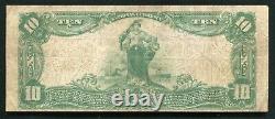 1902 10 $ Boston National Bank Of South Boston, Va Monnaie Nationale Ch. #8414