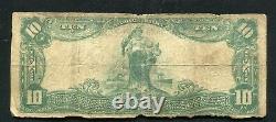 1902 10 $ Charleston National Bank Of West Virginia Monnaie Nationale Ch. Numéro 3236
