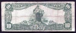 1902 $ 10 Crandon Banque Nationale Du Wisconsin Monnaie Nationale Ch. # 12814