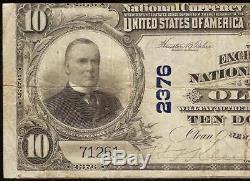 1902 $ 10 Dollar Olean New York Billets De Banque À Grande Monnaie