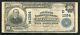 1902 10 $ La Banque Nationale Des Citoyens De Baltimore, Md Monnaie Nationale Ch. #1384