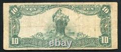 1902 10 $ La Banque Nationale Des Citoyens De Baltimore, MD Monnaie Nationale Ch. #1384