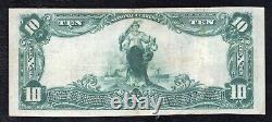 1902 10 $ La Banque Nationale de Pen Argyl Pennsylvanie Monnaie Nationale Ch. #7710