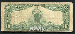 1902 10 $ La First National Bank De Fort Dodge, Ia Monnaie Nationale Ch. # 1661