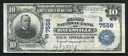 1902 10 $ La Première Banque Nationale De Batesville, Ar Monnaie Nationale Ch. #7556