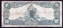 1902 10 $ La Première Banque Nationale De Duluth, Mn Monnaie Nationale Ch. # 3626