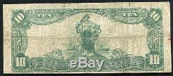 1902 10 $ La Première Banque Nationale De Galeton, Pa Monnaie Nationale Ch. # 7280