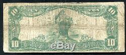 1902 10 $ La Première Banque Nationale De Hartford, Ct Monnaie Nationale Ch. # 121