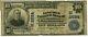 1902 10 $ Lincoln National Bank Cincinnati Grande Monnaie Nationale Jl521