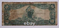 1902 10 $ Merchants Banque Nationale De Dayton Monnaie Nationale Vg