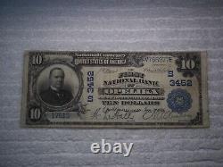 1902 10 $ Opelika Alabama Al Monnaie Nationale Plain Retour #3452 Première Banque De Natl #