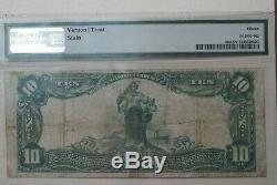 1902 $ 10 Premier National Bank Of Ryder, Nd Monnaie Nationale Ch # 9214 Pmg, Rare