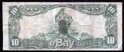 1902 10 $ Première Banque Nationale D'ogden, Ut Monnaie Nationale Ch. # 2597 Vf