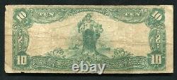 1902 10 $ Première Banque Nationale De Hattiesburg, Mme Monnaie Nationale Ch. Numéro 5176