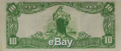 1902 10 $ Première Banque Nationale De Houston, Tx, Charte # 1644. Monnaie Nationale