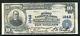 1902 10 $ Première Banque Nationale De Spartanburg, Sc Monnaie Nationale Ch. # 1848 (e)