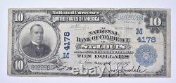 1902 10 $ St. Louis Banque Nationale De Commerce Nat'l Devise Grande 4178 8538