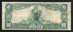 1902 $10 The National Park Bank Of New York, Ny Monnaie Nationale Ch. #891