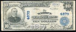 1902 $ 10 The Warren National Bank Of Warren, Pa National Currency Ch. # 4879