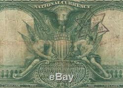 1902 $ 100 Dollar Peoria IL Banque Nationale Remarque Grande Monnaie Vieux Billets Pmg