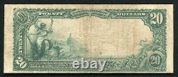 1902 20 $ Banque Nationale Commerciale De Muskogee, Ok Monnaie Nationale Ch. N°5236