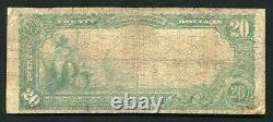 1902 $ 20 $ La Banque Nationale Appleton De Lowell, Ma Monnaie Nationale Ch. #986