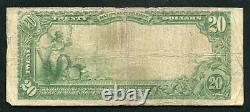 1902 $ 20 $ La Banque Nationale De Holston De Knoxville, Tn Monnaie Nationale Ch. #4648