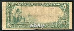 1902 20 $ La Banque Nationale Des Citoyens De Fulton, Ny Monnaie Nationale Ch. #1178
