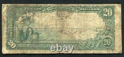 1902 20 $ La Première Banque Nationale De Lynchburg, Va Monnaie Nationale Ch. #1558