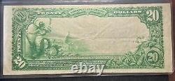1902 20 dollars Banque des agriculteurs et des commerçants de Baltimore, Maryland, devise nationale.