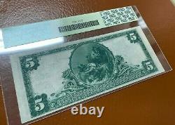 1902 $ 5 $ Dell Rapids Sd Monnaie Nationale Note De Banque Ch #9693 Pcgs 63ppq
