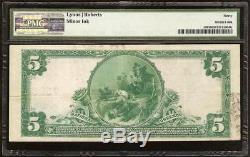 1902 $ 5 Dollar City Banque Nationale De Belfast Billet De Monnaie En Monnaie Pmg 30