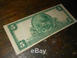 1902 5 $ Dollar Mellon National Bank Of Pittsburgh Monnaie Note Vf