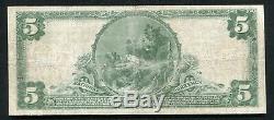 1902 $ 5 First Banque Nationale De Cicero, IL Monnaie Nationale Ch. # 11662
