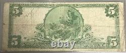 1902 $5 La Banque Des Peuples De Lynchburg Charte De La Monnaie Nationale #2760