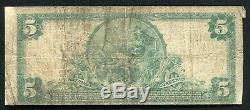 1902 $ 5 La Banque Nationale Mellon De Pittsburgh, Pennsylvanie National Monnaie Ch. # 6301