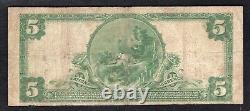 1902 $5 La Banque Nationale Mellon de Pittsburgh, Pennsylvanie, Monnaie Nationale Ch. #6301